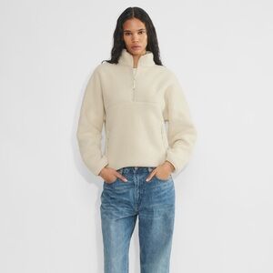 Aritzia TNA / Teddy Half Zip / Size Small